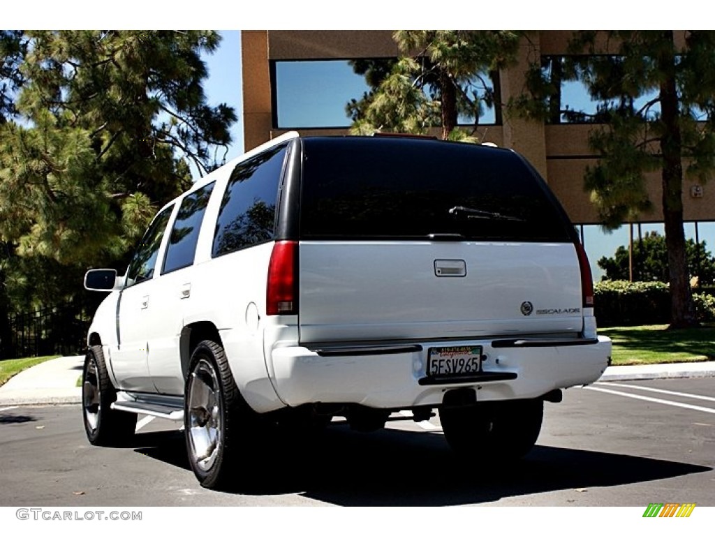 1999 Escalade 4WD - Aspen White / Neutral photo #7