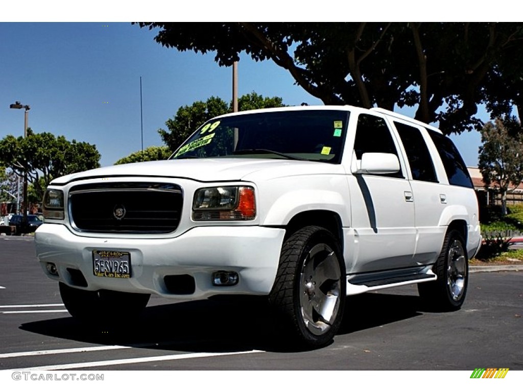 1999 Escalade 4WD - Aspen White / Neutral photo #9