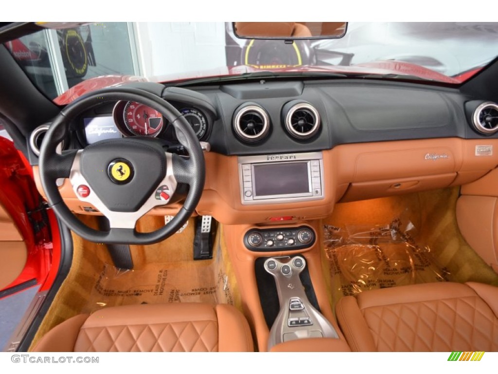 2011 Ferrari California Standard California Model Beige Dashboard Photo #66213583