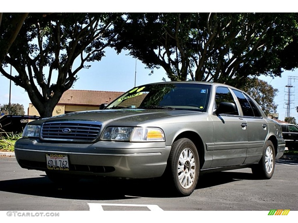 2004 Crown Victoria LX - Spruce Green Metallic / Medium Parchment photo #11