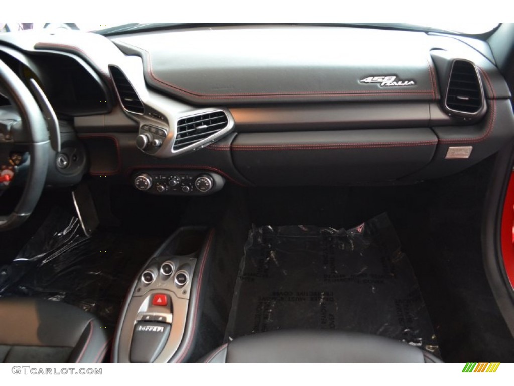 2010 Ferrari 458 Italia Charcoal Dashboard Photo #66214069