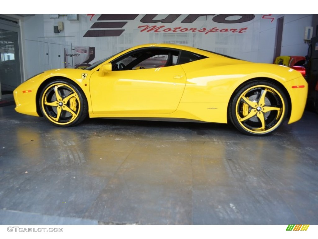 Giallo Modena (Yellow) 2010 Ferrari 458 Italia Exterior Photo #66214111