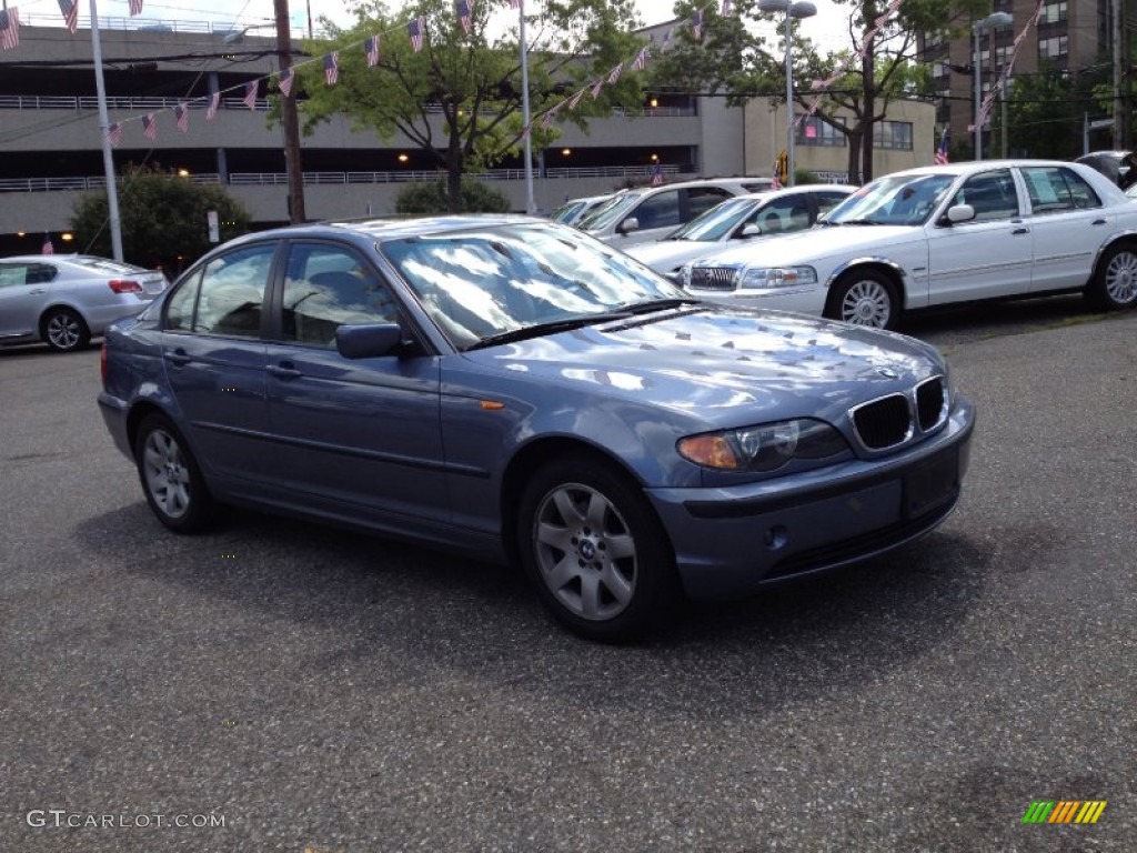 2005 3 Series 325xi Sedan - Steel Blue Metallic / Sand photo #5