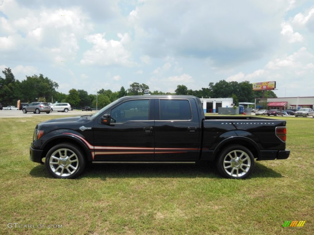 2011 F150 Harley-Davidson SuperCrew - Tuxedo Black Metallic / Black photo #5