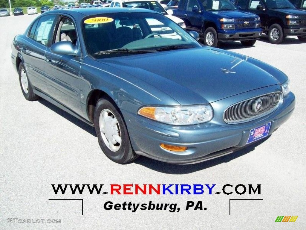 2000 LeSabre Limited - Titanium Blue Metallic / Medium Gray photo #1