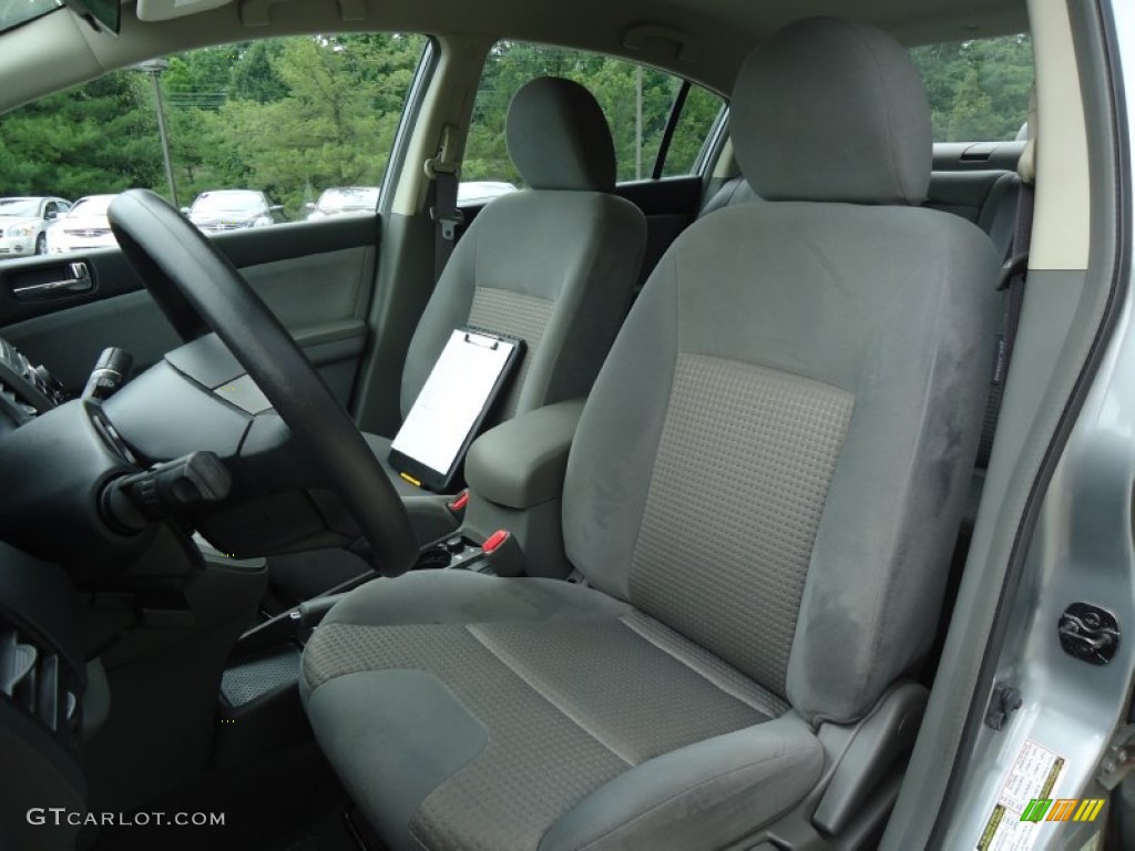 Charcoal/Steel Interior 2008 Nissan Sentra 2.0 S Photo #66218227
