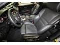 Black Merino Leather 2009 BMW M6 Coupe Interior
