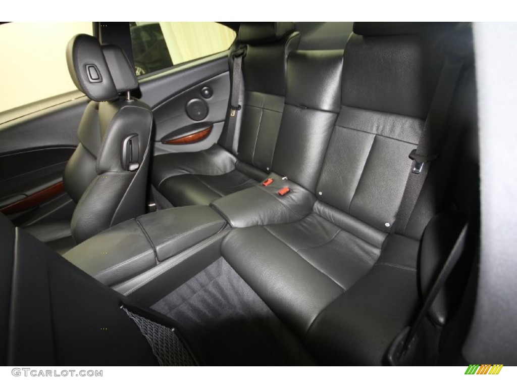 Black Merino Leather Interior 2009 BMW M6 Coupe Photo #66220380