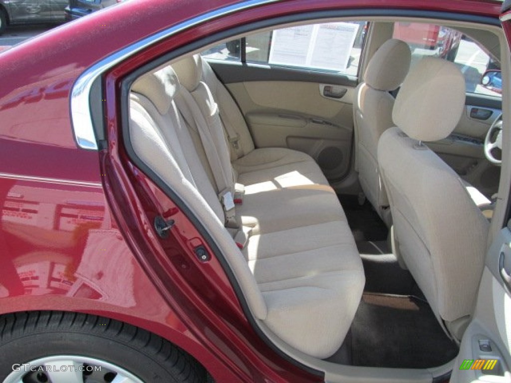 2007 Optima LX - Ruby Red / Beige photo #12
