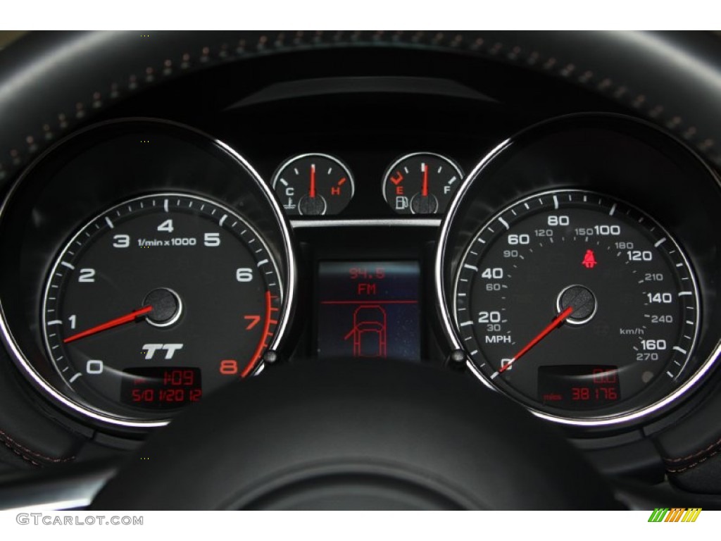 2008 Audi TT 3.2 quattro Coupe Gauges Photo #66220704