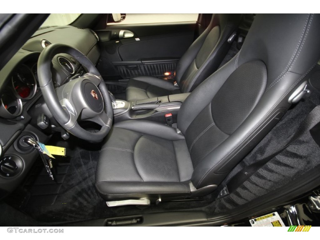 Black Interior 2010 Porsche Boxster Standard Boxster Model Photo #66221964