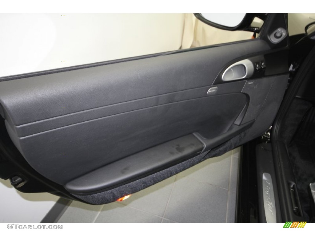 2010 Porsche Boxster Standard Boxster Model Black Door Panel Photo #66221974