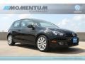 Black 2012 Volkswagen Golf 2 Door TDI