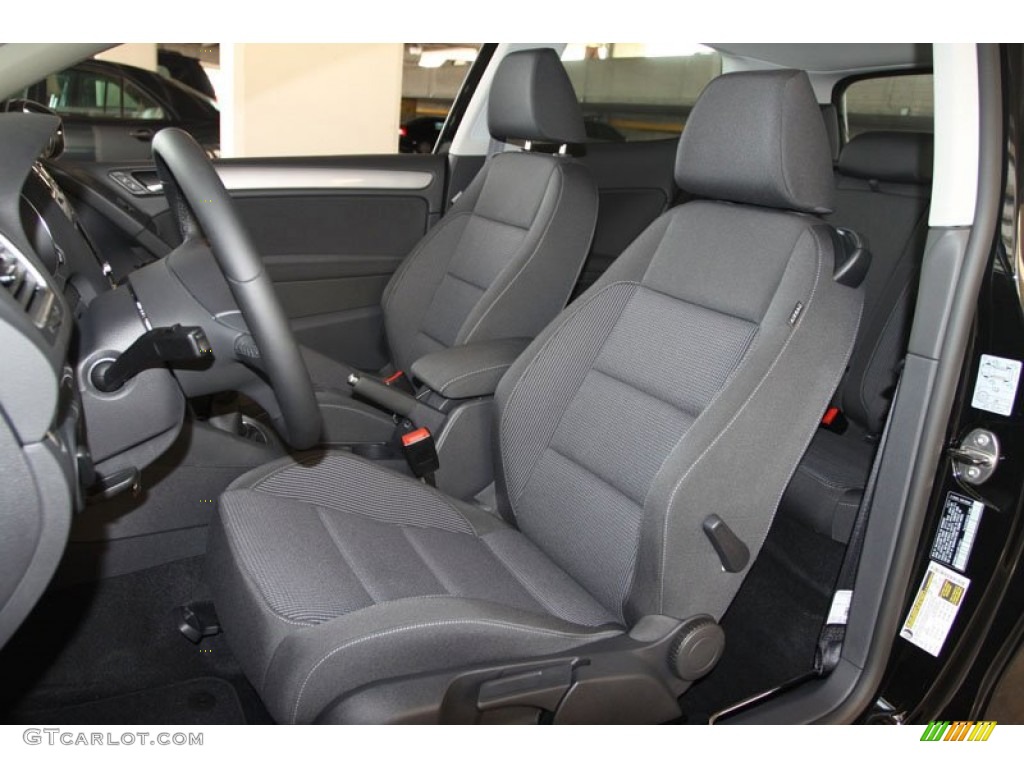 Titan Black Interior 2012 Volkswagen Golf 2 Door TDI Photo #66222121