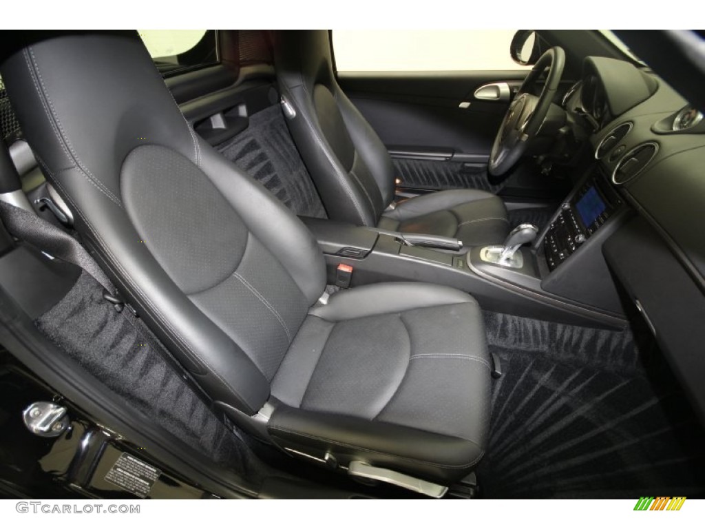 Black Interior 2010 Porsche Boxster Standard Boxster Model Photo #66222147