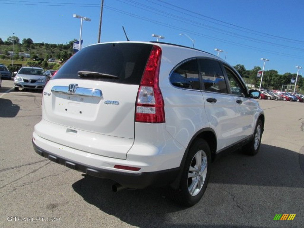 2010 CR-V EX AWD - Taffeta White / Gray photo #6