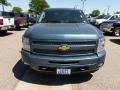 2011 Blue Granite Metallic Chevrolet Silverado 1500 LTZ Crew Cab 4x4  photo #3