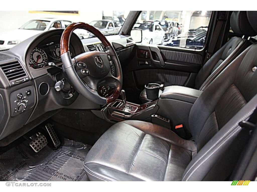 designo Charcoal Interior 2009 Mercedes-Benz G 55 AMG Photo #66222792