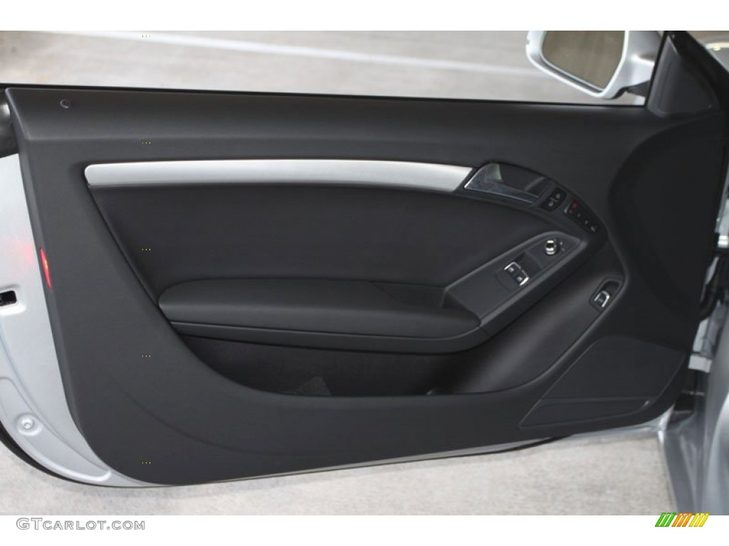 2013 Audi A5 2.0T quattro Coupe Black Door Panel Photo #66222838