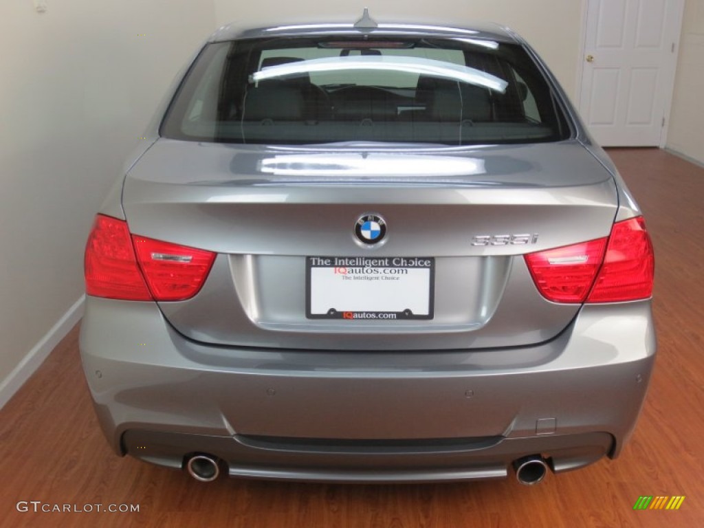 2010 3 Series 335i Sedan - Space Gray Metallic / Black photo #8
