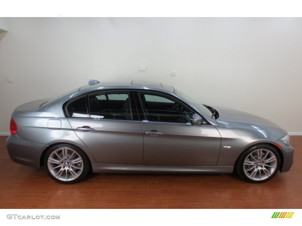 2010 3 Series 335i Sedan - Space Gray Metallic / Black photo #10