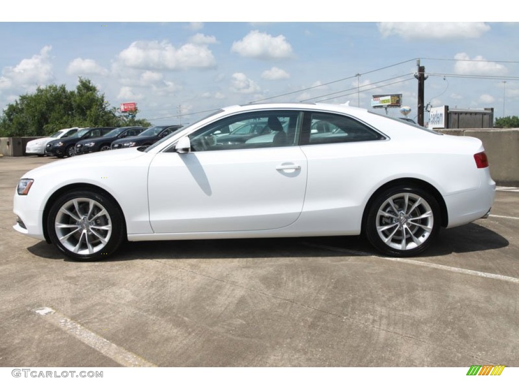 Ibis White 2013 Audi A5 2.0T quattro Coupe Exterior Photo #66223120