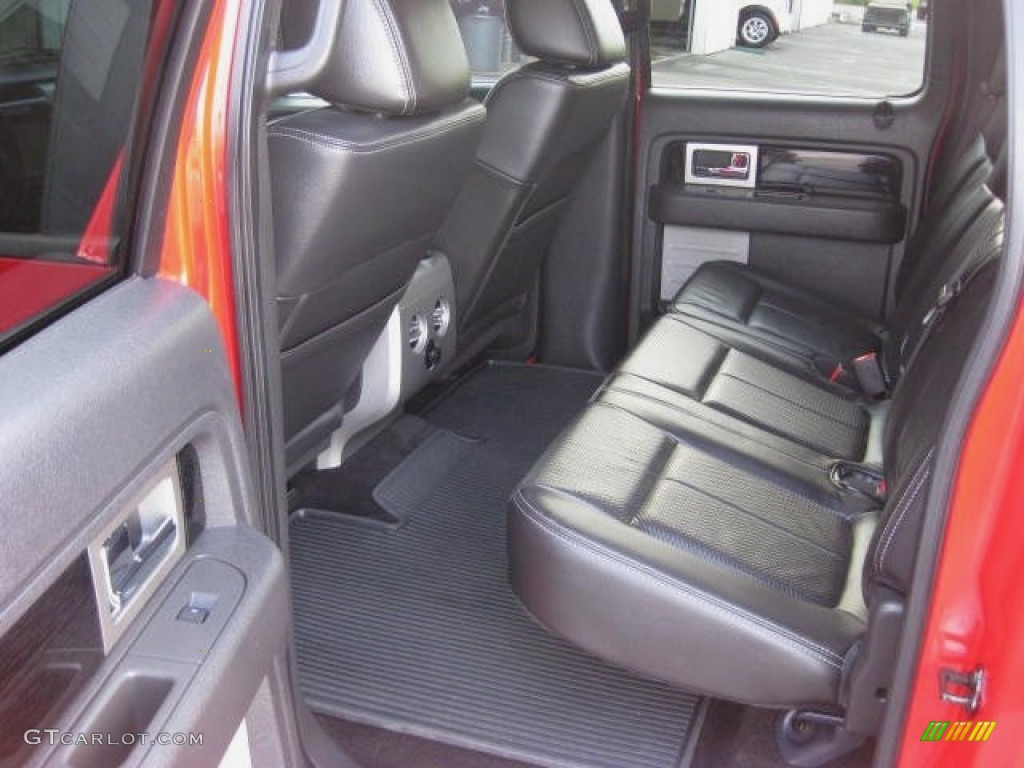 Black Interior 2010 Ford F150 FX4 SuperCrew 4x4 Photo #66224990