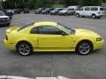 Zinc Yellow Metallic 2001 Ford Mustang GT Coupe Exterior