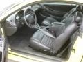 Dark Charcoal 2001 Ford Mustang GT Coupe Interior Color