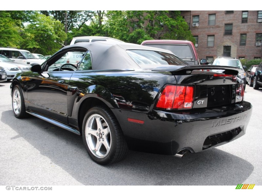 2003 Mustang GT Convertible - Black / Dark Charcoal photo #4