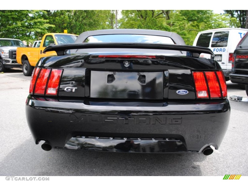 2003 Mustang GT Convertible - Black / Dark Charcoal photo #5