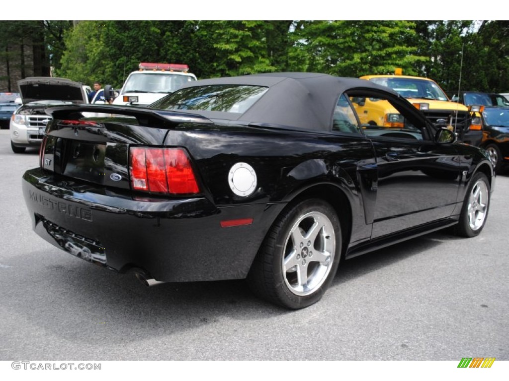 2003 Mustang GT Convertible - Black / Dark Charcoal photo #6