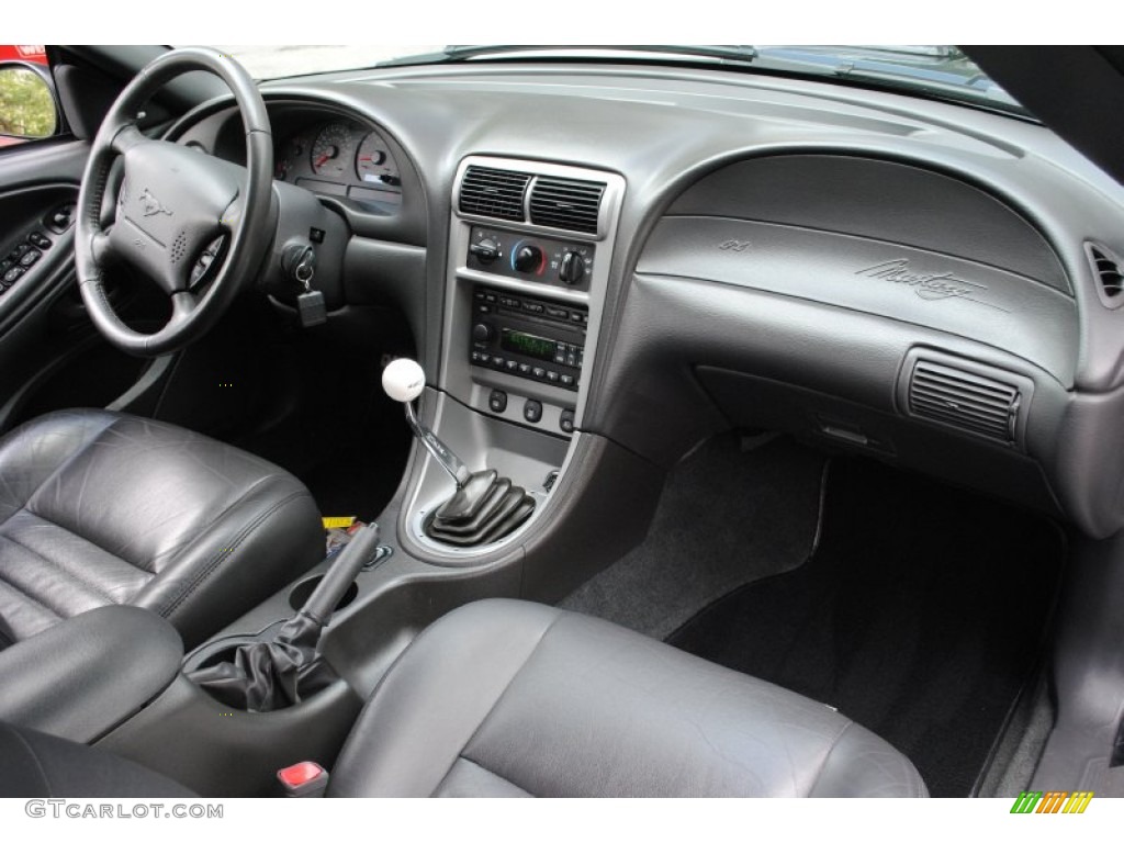 2003 Mustang GT Convertible - Black / Dark Charcoal photo #8