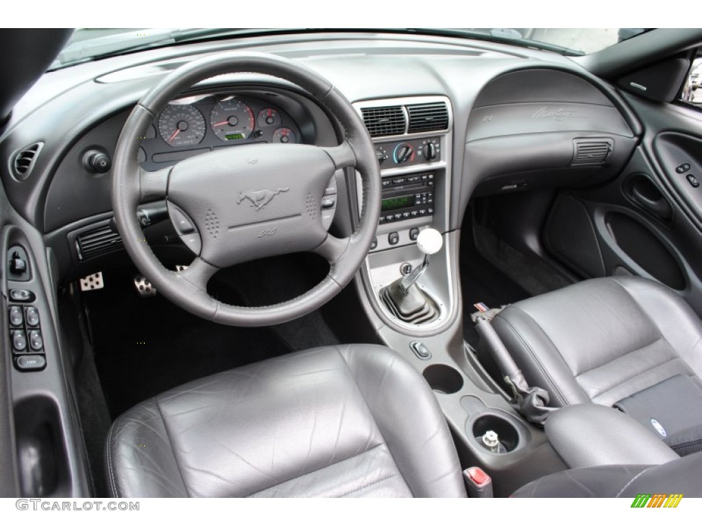 2003 Mustang GT Convertible - Black / Dark Charcoal photo #14