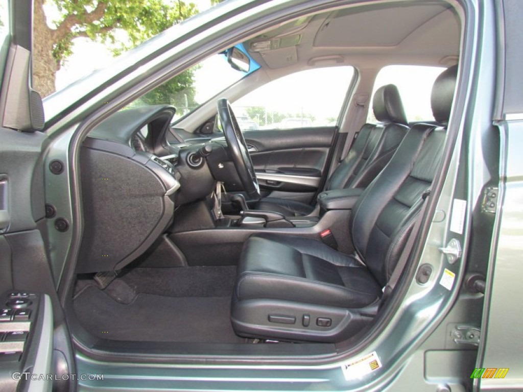 Black Interior 2009 Honda Accord EX-L V6 Sedan Photo #66226207