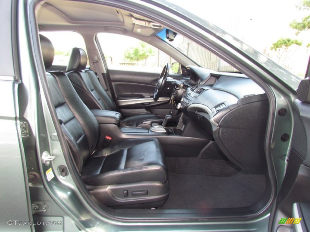 Black Interior 2009 Honda Accord EX-L V6 Sedan Photo #66226216
