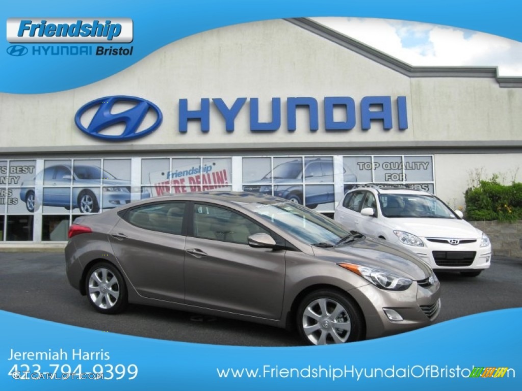2013 Elantra Limited - Desert Bronze / Beige photo #1
