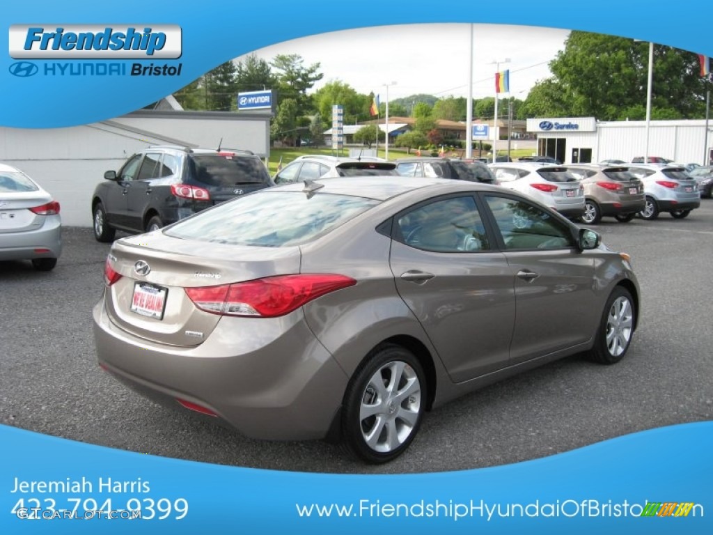 2013 Elantra Limited - Desert Bronze / Beige photo #7
