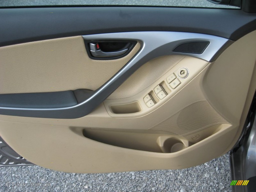 2013 Elantra Limited - Desert Bronze / Beige photo #16