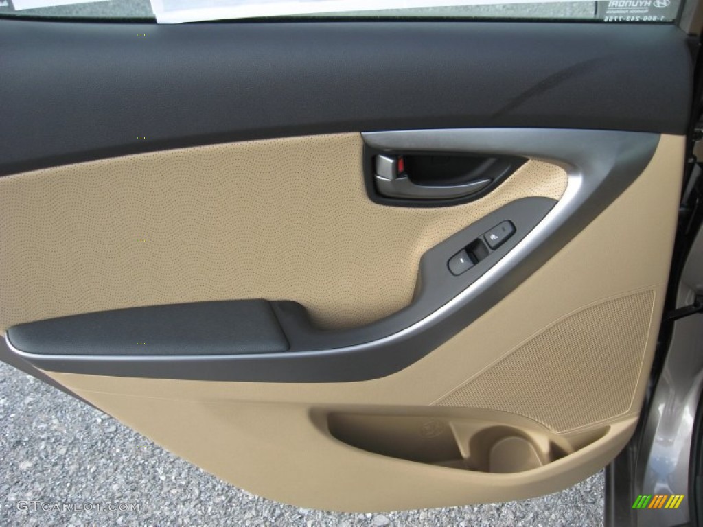 2013 Elantra Limited - Desert Bronze / Beige photo #19
