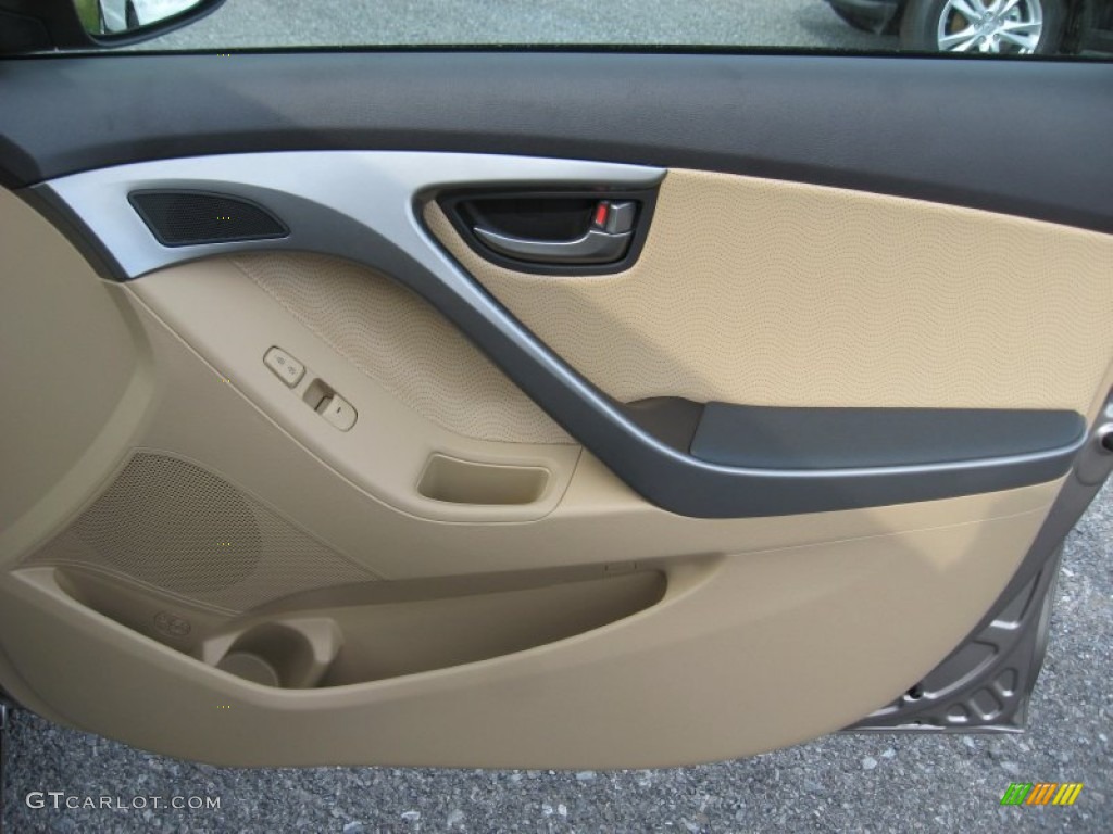 2013 Elantra Limited - Desert Bronze / Beige photo #22