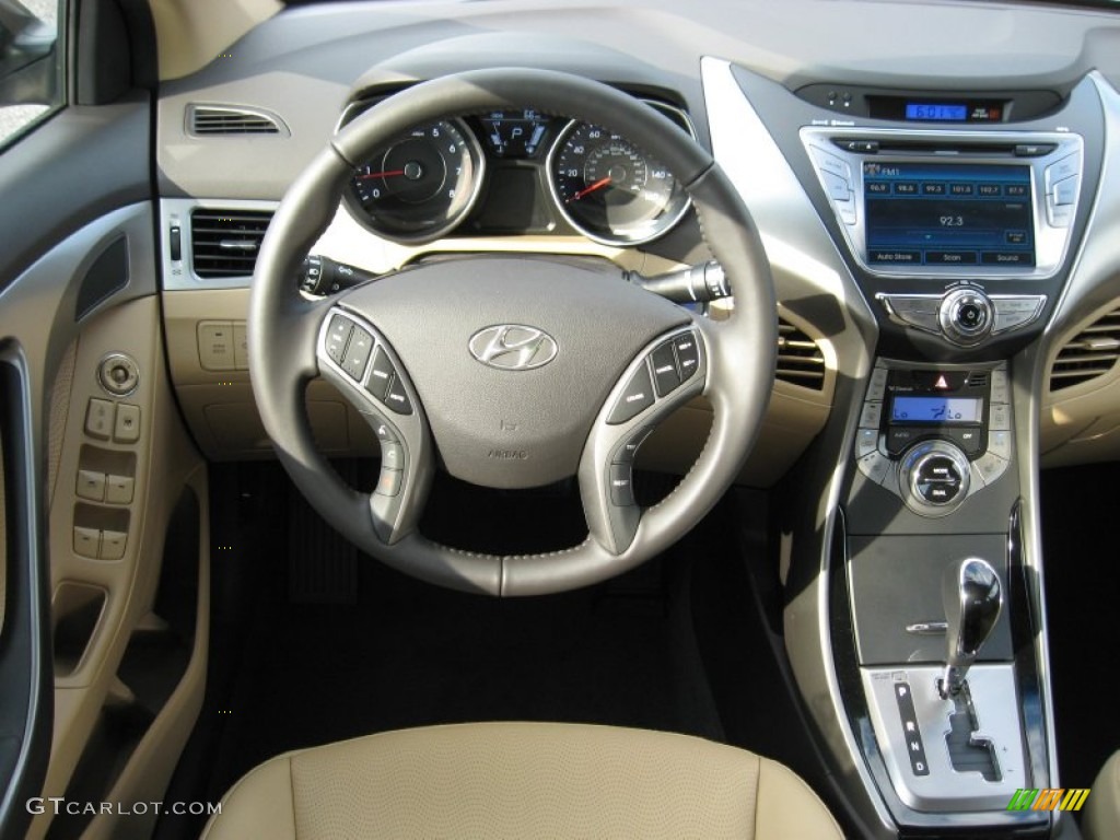 2013 Elantra Limited - Desert Bronze / Beige photo #23