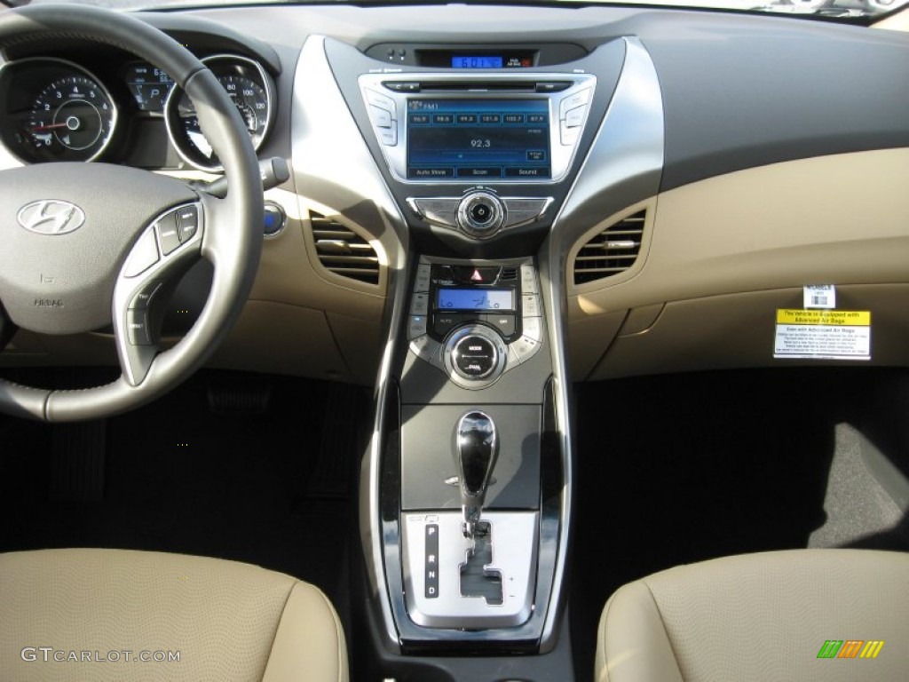 2013 Elantra Limited - Desert Bronze / Beige photo #24