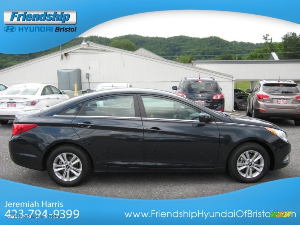 2013 Sonata GLS - Pacific Blue Pearl / Gray photo #6