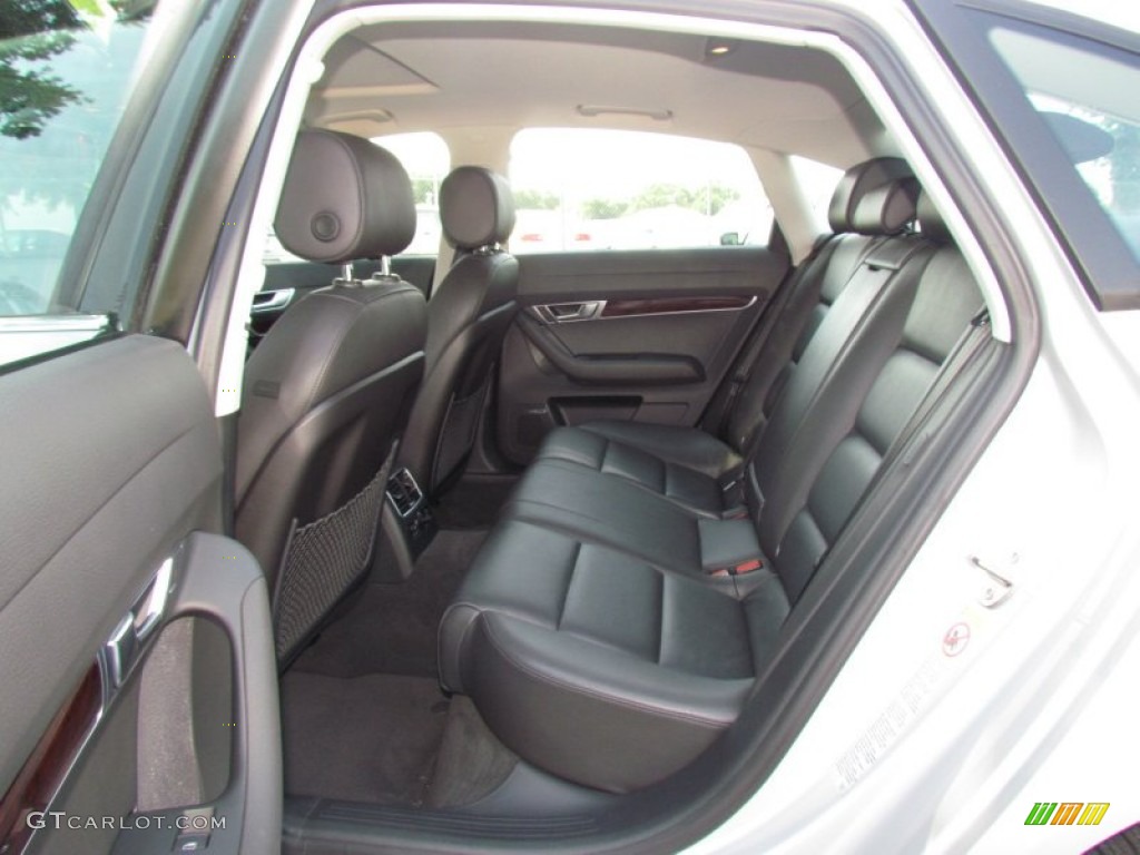 Black Interior 2009 Audi A6 3.0T quattro Sedan Photo #66226826