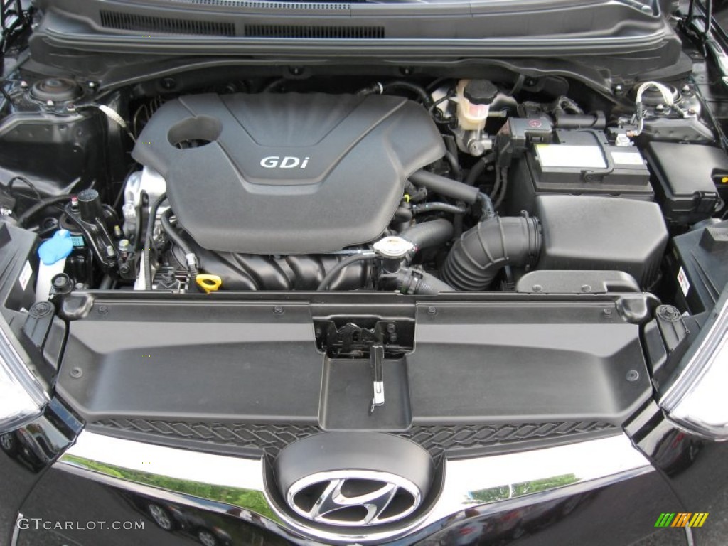 2012 Hyundai Veloster Standard Veloster Model 1.6 Liter GDI DOHC 16-Valve Dual-CVVT 4 Cylinder Engine Photo #66226949