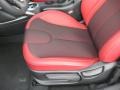 Black/Red 2012 Hyundai Veloster Standard Veloster Model Interior Color