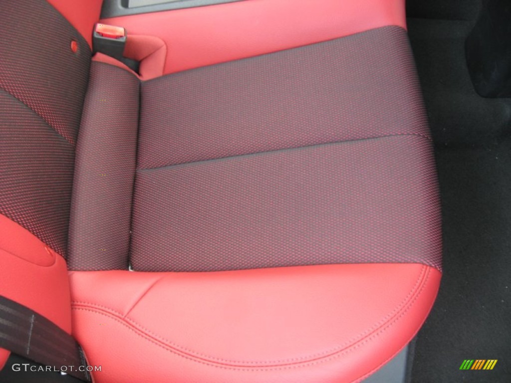 Black/Red Interior 2012 Hyundai Veloster Standard Veloster Model Photo #66227025