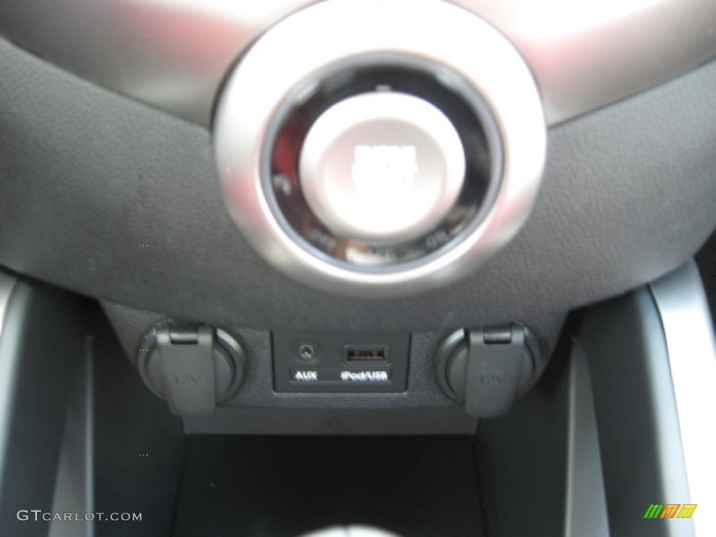 2012 Veloster  - Ultra Black / Black/Red photo #26