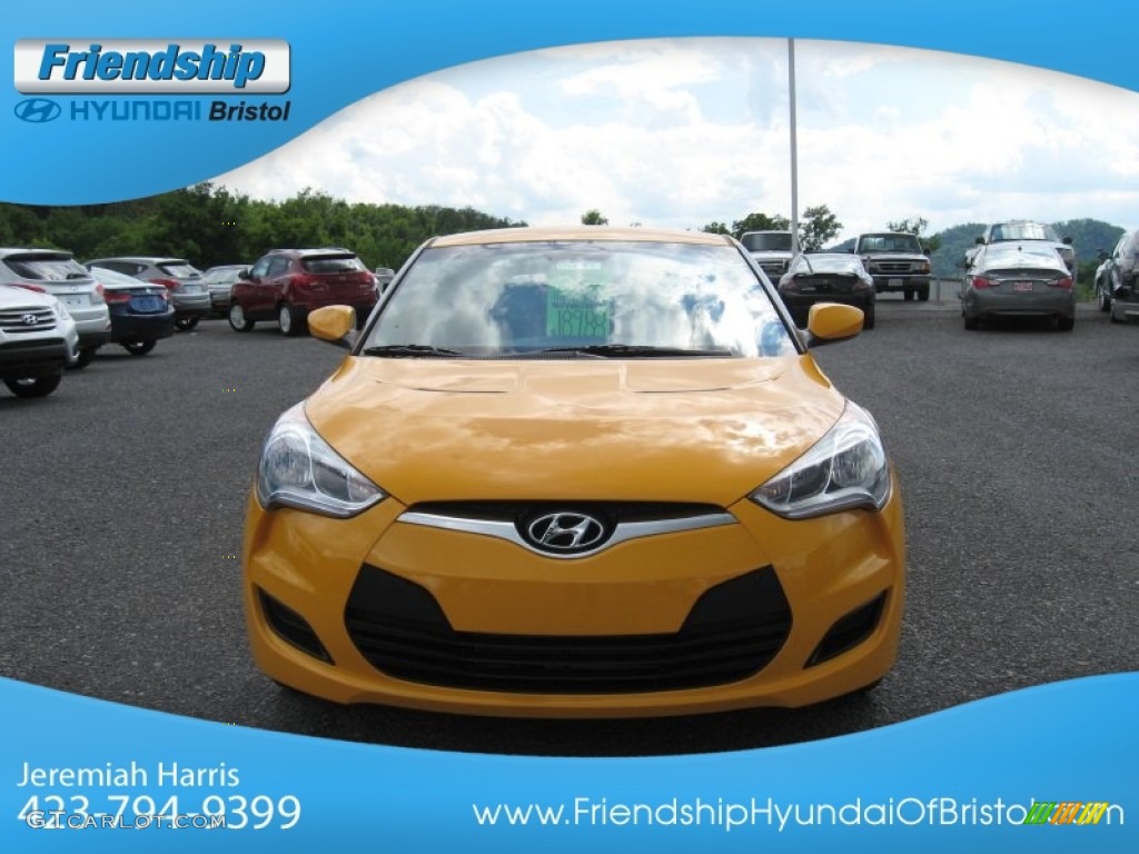 2012 Veloster  - 26.2 Yellow / Black photo #4